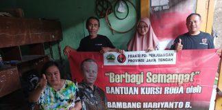 Berikan Bantuan Kursi Roda, BHB Berbagi Semangat Kepada Penyandang Disabilitas