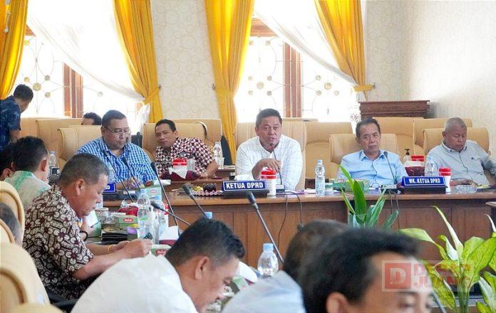 Bersama Jajaran Eksekutif, Ali Badrudin Adakan Rakor Antisipasi Bencana Banjir