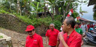 Bersama dr. Budhi, BHB Cek Lokasi Pembangunan Jalan Aspal Menuju Curug Jenggala