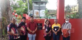 Bonar Novi Priatmoko Resmikan Gapura SMP Stella