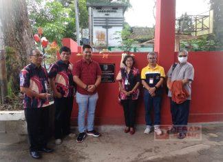Bonar Novi Priatmoko Resmikan Gapura SMP Stella