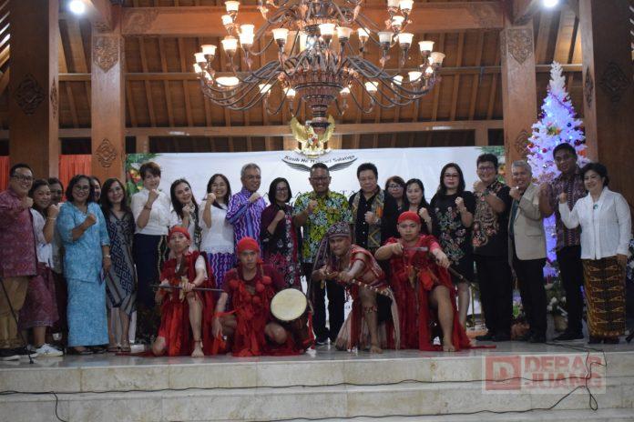 Bung Dance Hadiri Perayaan Natal Kerukunan Keluarga Kawanua Kasih Ne Matuari Salatiga