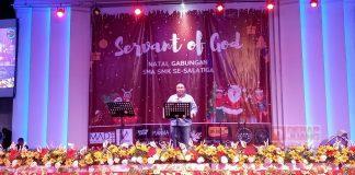 Bung Dance Hadiri Perayaan Natal di Gereja Bethel Indonesia