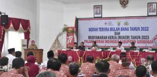 Bupati Grobogan Hadiri Serah Terima Bulan Dana PMI