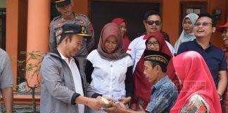 Bupati Husein Hadiri Tasyakuran Pembangunan Talud Ajibarang