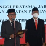 Bupati Husein Lantik 102 Pejabat Pemkab Banyumas