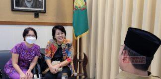 Bupati Husein Terima Audiensi DPD Wanita Katolik RI dan Satria Praja Banyumas