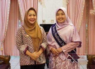 Bupati Tiwi Dukung Gadis Purbalingga Finalis Beauty Muslimah Indonesia 2023
