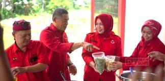 HUT Ibu Ketua Umum, Kader Banteng Demak Gerakan Hidup Sehat Bersama Rakyat