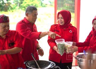 HUT Ibu Ketua Umum, Kader Banteng Demak Gerakan Hidup Sehat Bersama Rakyat