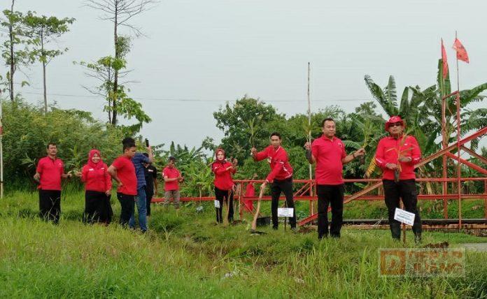 HUT Ketua Umum, Banteng Jepara Gelar Tanam Pohon