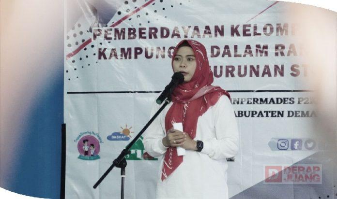 Hadir di Prampelan, Mbak Eisti Wujudkan Penanganan Penurunan Stunting