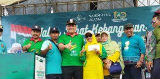 Hadiri Jalan Sehat 1 Abad NU, Taufik: NU Melahirkan Banyak Tokoh Besar