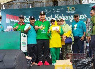 Hadiri Jalan Sehat 1 Abad NU, Taufik: NU Melahirkan Banyak Tokoh Besar