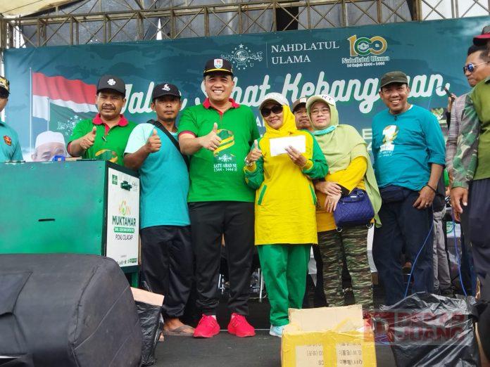 Hadiri Jalan Sehat 1 Abad NU, Taufik NU Melahirkan Banyak Tokoh Besar