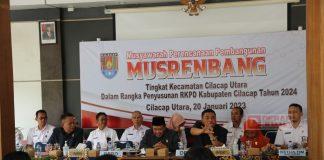 Hadiri Musrenbang Cilacap Utara, Taufik: Prioritas Pembangunan Daerah