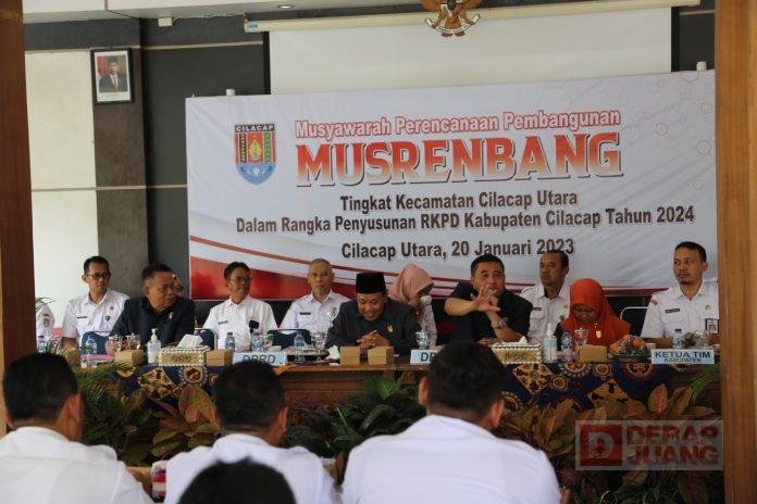 Hadiri Musrenbang Cilacap Utara, Taufik Prioritas Pembangunan Daerah