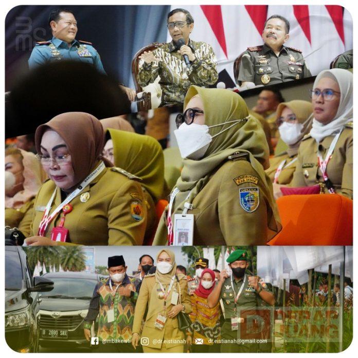 Hadiri Rakornas Forkopimda, Mbak Eisti Terpantik Semangat Optimisme