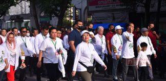 Ikut Jalan Sehat Porseni NU, Puan: Nahdliyin Sehat, NU Semakin Kuat