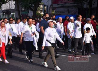 Ikut Jalan Sehat Porseni NU, Puan: Nahdliyin Sehat, NU Semakin Kuat