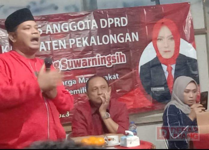 Kader dan Warga Petungkriyono Sesarengan Sami Nyengkuyung PDI Perjuangan