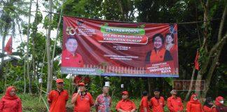 Lakukan Aksi Penghijauan, DPC PDI Perjuangan Cilacap Tanam Pohon