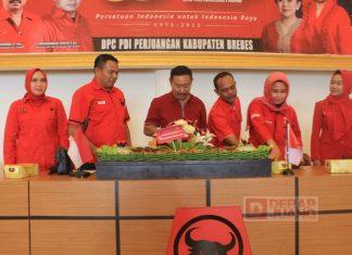 HUT Partai, DPC PDI Perjuangan Brebes Gelar Acara”Gerakan Hidup Sehat”