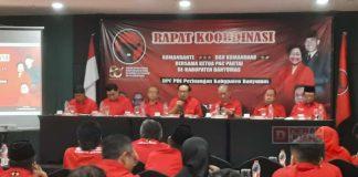 PDI Perjuangan Banyumas Gelar Rakor Songsong menang Hattrick