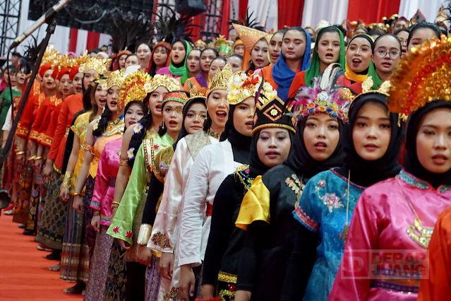 Paduan Suara PDI Perjuangan Jateng Turut Guncangkan Perayaan HUT Partai ke-50(2)