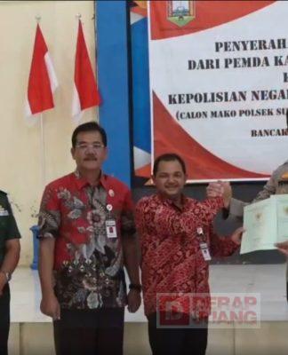 Pemkab Semarang Berikan Hibah Tanah Ke Polres Semarang