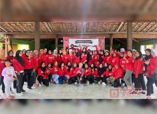 Pentingnya Daya Tahan Tubuh, Dewi Megawati Adakan Senam Indonesia Cinta Tanah Air