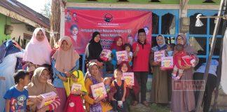 Purwono Salurkan Bantuan MT Balita dan Bumil dari Mbak Puan