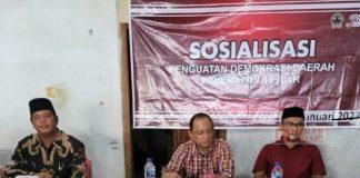 Sosialisasi Penguatan Demokrasi Daerah, Agung Satria Kenalkan Salam Pancasila