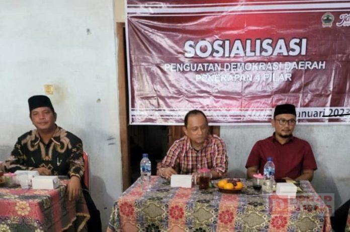 Sosialisasi Penguatan Demokrasi Daerah, Agung Satria Kenalkan Salam Pancasila