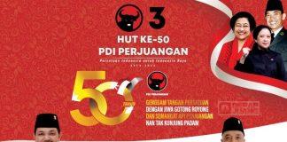 Tekad Seluruh Kader DPC PDI Perjuangan Kab. Semarang Hattrick Pemilu 2024