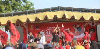 Gelar Senam Sicita Massal, Wujud Anton Semarakkan HUT Partai