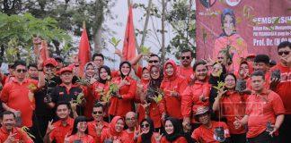 DPC Klaten Gelar Aksi Tanam Pohon dan Bersih-Bersih Sungai