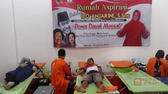 Wujud Peduli Kemanusiaan, Ito Anjarini Kembali Gelar Donor Darah