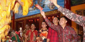 Anif Mahmudi Hadiri Perayaan Cap Go Meh di Klenteng Hok Tik Bio Blora