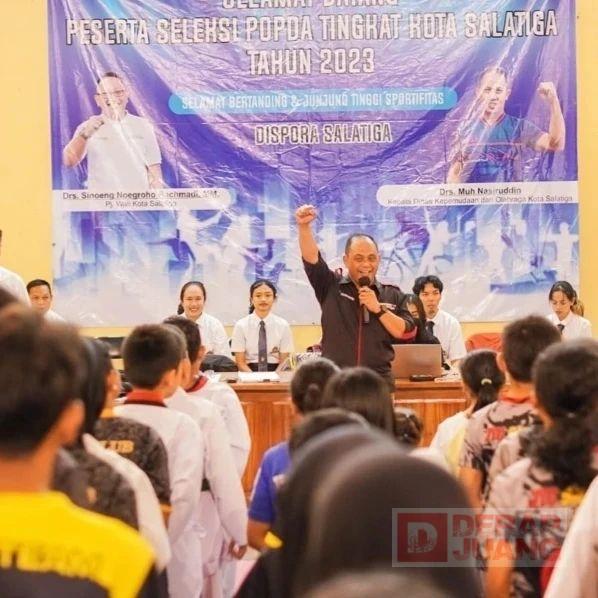 Bagas Ariyanto Hadiri Pembukaan POPDA Cabor Taekwondo Salatiga