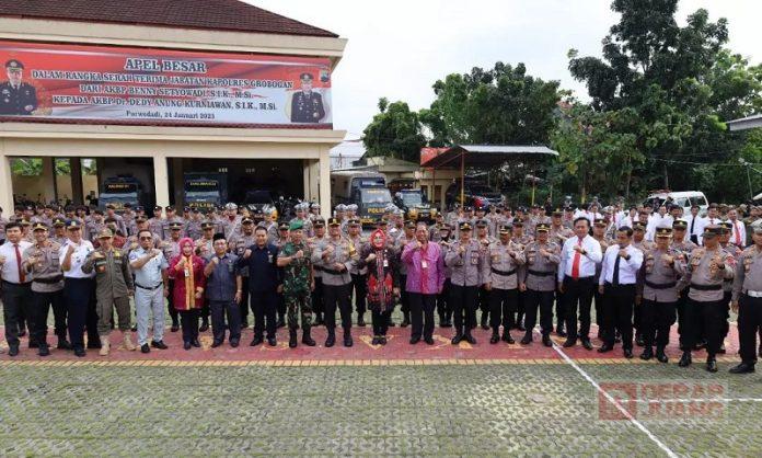 Bupati Grobogan Hadiri Apel Operasi Ketertiban Lalu Lintas Bersama Polres