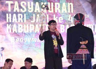 Bupati Husein Buka Tradisi Wayang Ruwat Hari Jadi Banyumas