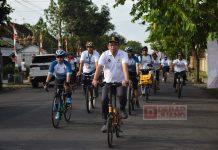 Bupati Husein Ikuti Gowes Kampanye Jelajah Bersih Negeri