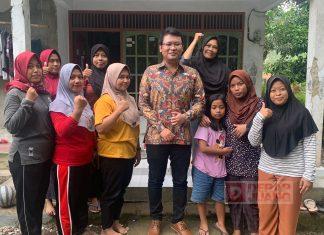 Gebyar Latihan Sicita, Husna Sapa Ibu-ibu Canduk