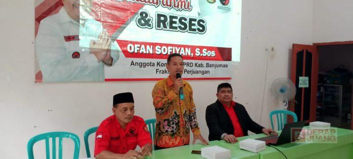 Gelar Reses, Ofan Sofiyan Ajak Tingkatkan Komunikasi