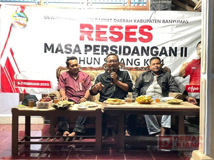 Gelar Reses di 5 Tempat, Agus Supriyanto Siap Kawal Usulan Masyarakat