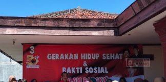 Gerakan Hidup Sehat, Eko Sulistiyo Bagikan MPASI di Sidamulya