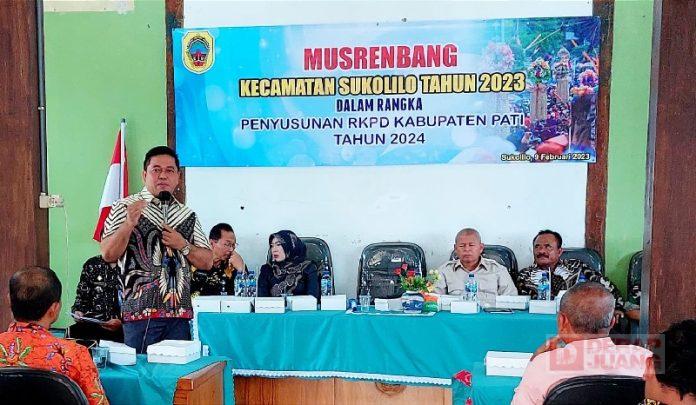 Hadiri Musrenbang di Sukolilo, Ali Badrudin Skala Prioritas Adalah Perbaikan Jalan