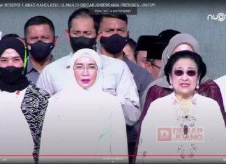 Ibunda Megawati Hadiri Puncak NU Satu Abad di Sidoarjo