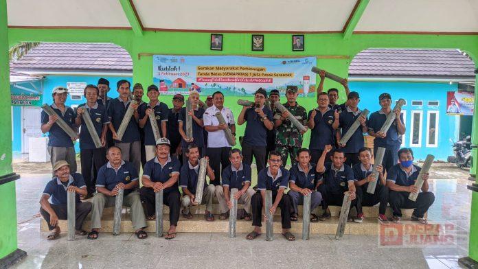 Ikuti Gerakan Pasang Tanda Batas, Mika Ini Untuk Kepentingan Masyarakat